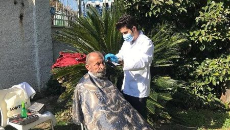 Kemer Belediyesi’nden depremzedelere fiyatsız saç tıraşı hizmeti